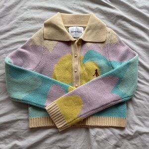 House of Sunny pastel knit cardigan